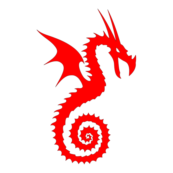 Dragon Logo PNG Vector