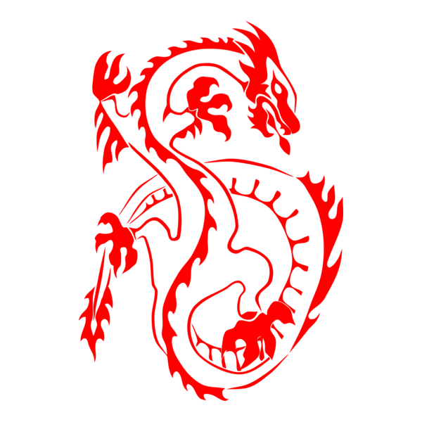 Dragon Logo PNG Vector
