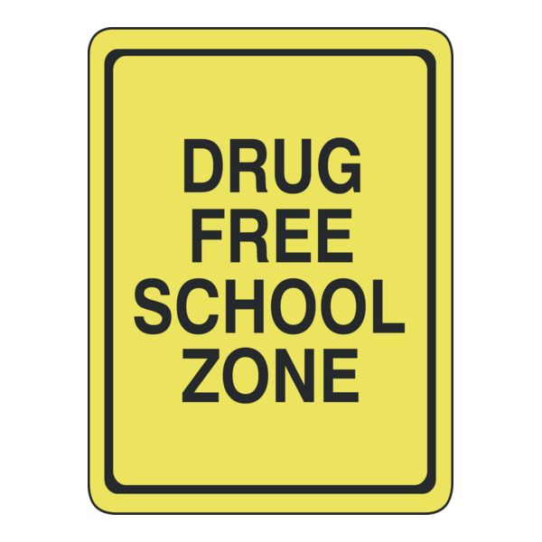 Drug free school zone Logo PNG Vector