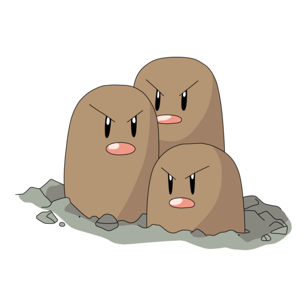 Dugtrio Logo PNG Vector