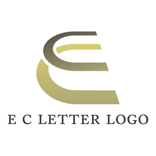 E C Letter Logo PNG Vector