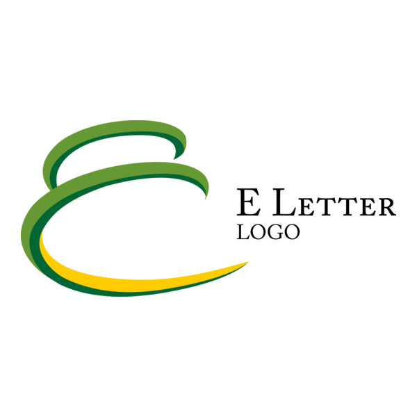 E Letter Fashion Logo PNG Vector