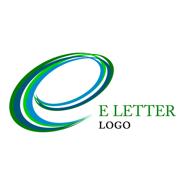 E Letter Logo PNG Vector