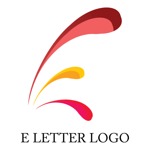 E Letter Logo PNG Vector