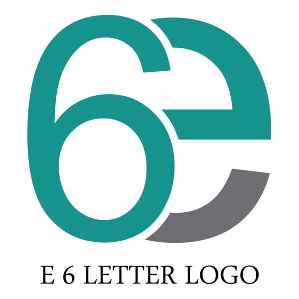E6 Letter Logo PNG Vector