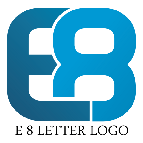 E8 Letter Logo PNG Vector