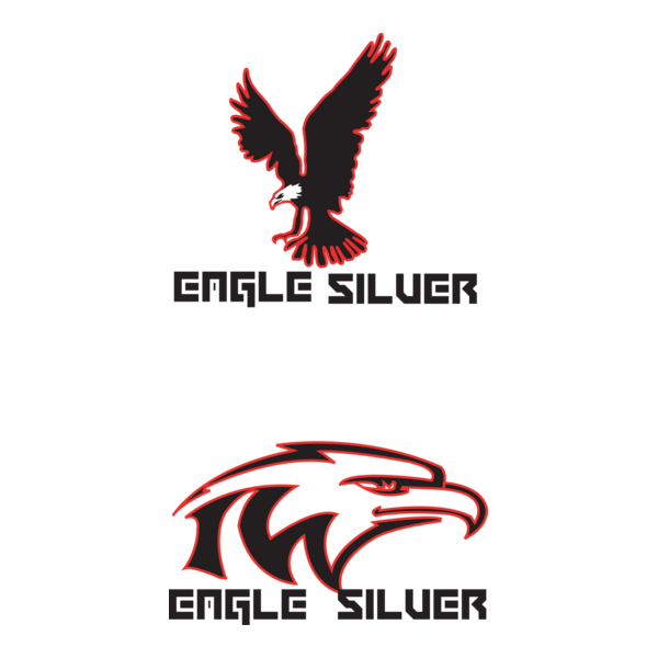 Eagle Silver Logo PNG Vector