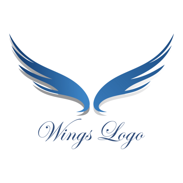 Eagle Wings Art Logo PNG Vector