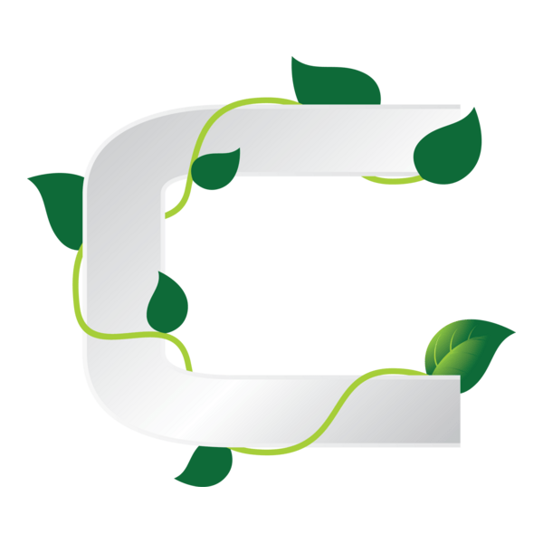 Eco Letter Logo PNG Vector