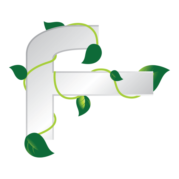 Eco Letter Logo PNG Vector