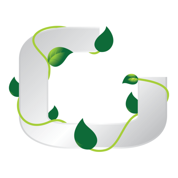 Eco Letter Logo PNG Vector