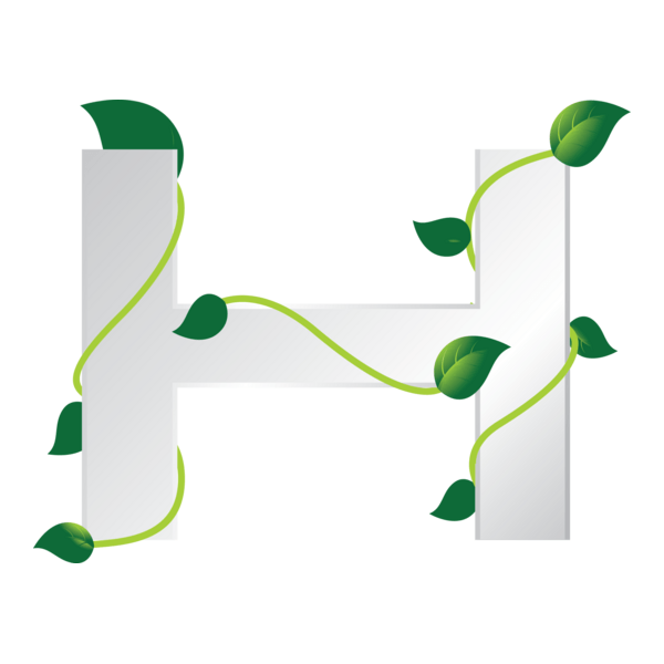 Eco Letter Logo PNG Vector