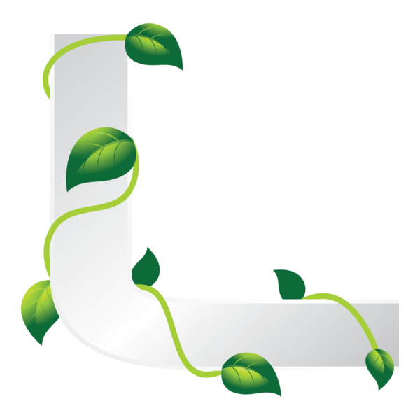 Eco Letter Logo PNG Vector