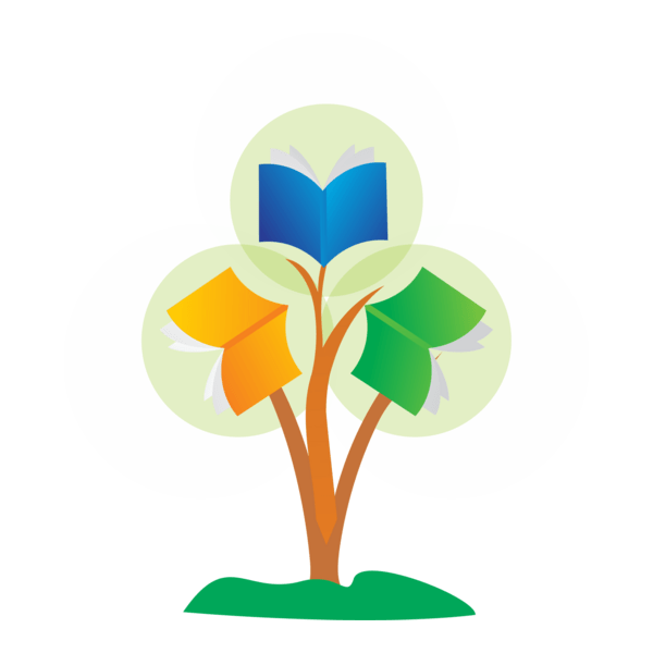 Education Book Tree Logo PNG Vector