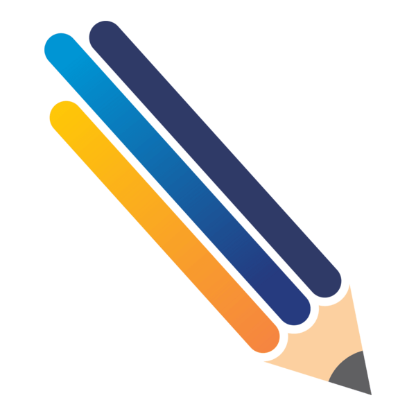 Education Colour Pencil Logo PNG Vector