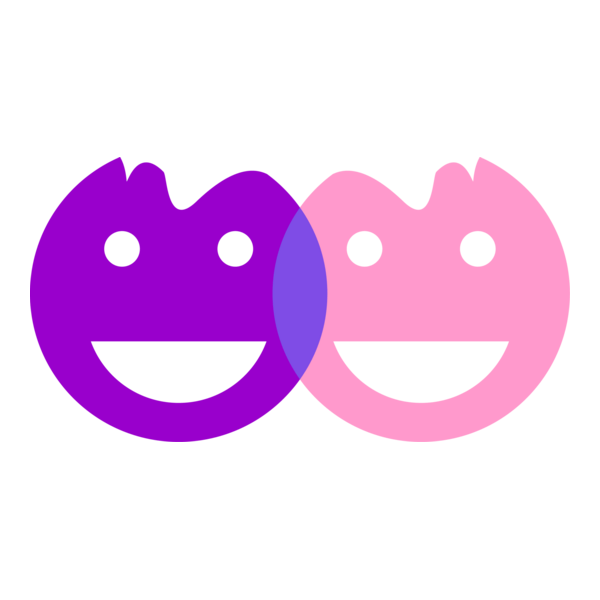 Education Two Children Logo PNG Vector