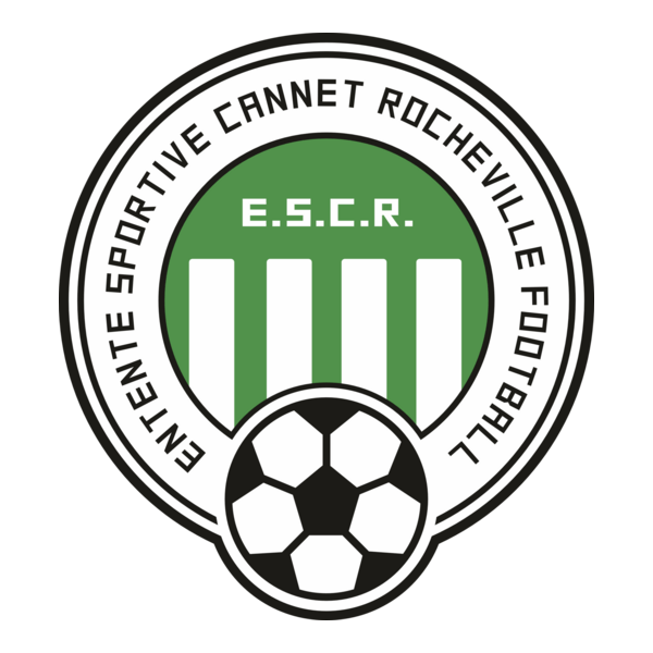 Entente Sportive Cannet Rocheville Football Logo PNG Vector