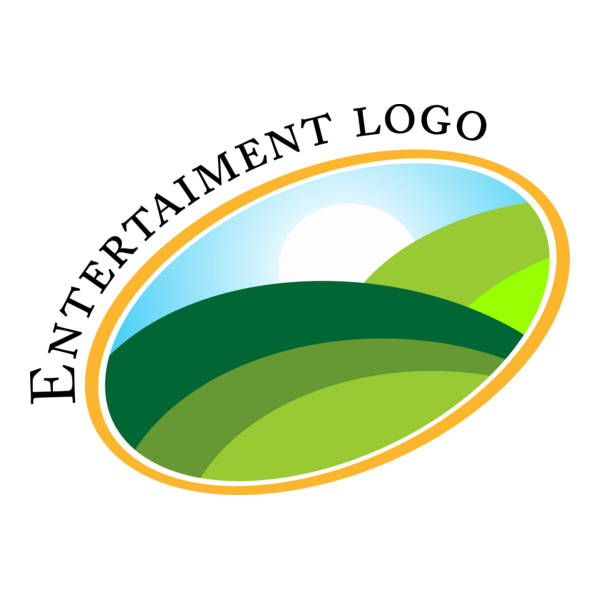 Entertainment Green Forest Logo PNG Vector