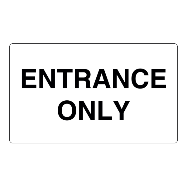 Entrance only Logo PNG Vector