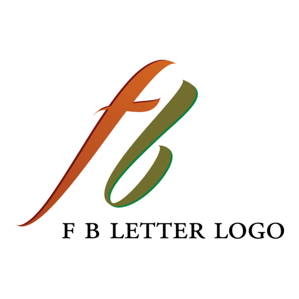 F B Letter Logo PNG Vector