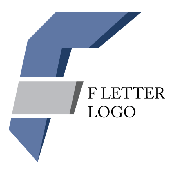 F Letter Logo PNG Vector