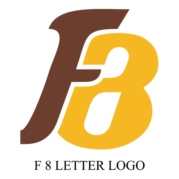 F8 Letter Logo PNG Vector