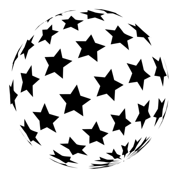 Fashion Globe Star Logo PNG Vector
