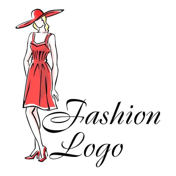 Fashion Morden Lady Logo PNG Vector