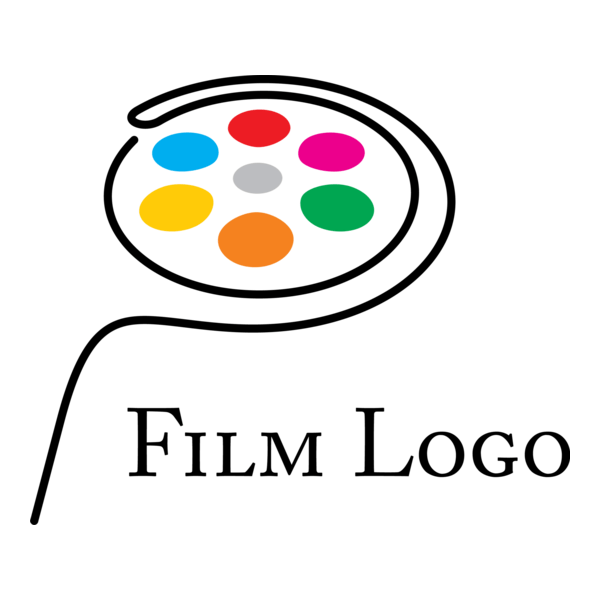 Film Roll Logo PNG Vector