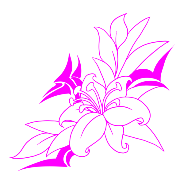 Flower Logo PNG Vector