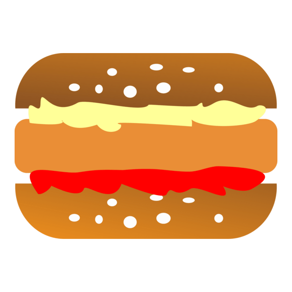 Food Burger Logo PNG Vector