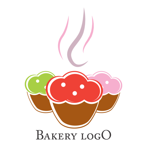 Food Cake Logo PNG Vector