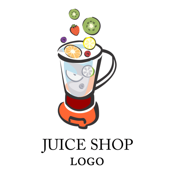Food Drink Juice Logo PNG Vector