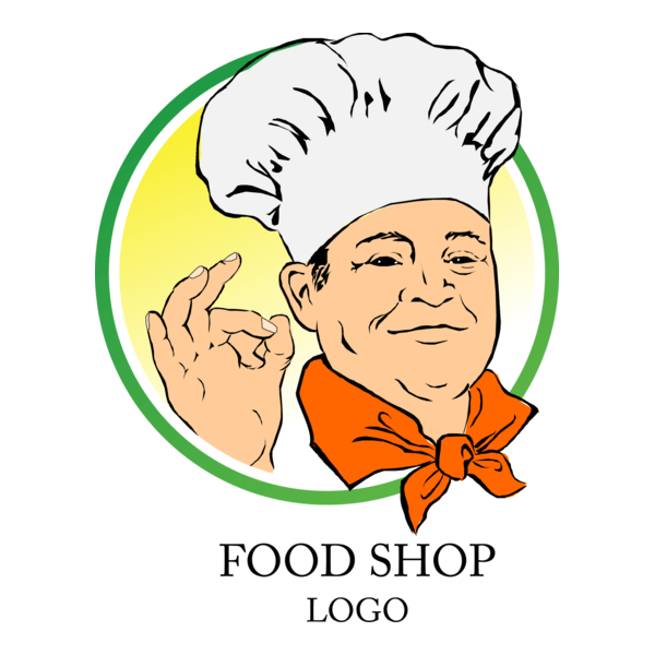 Food Hotel Restaurant Cheif Logo PNG Vector