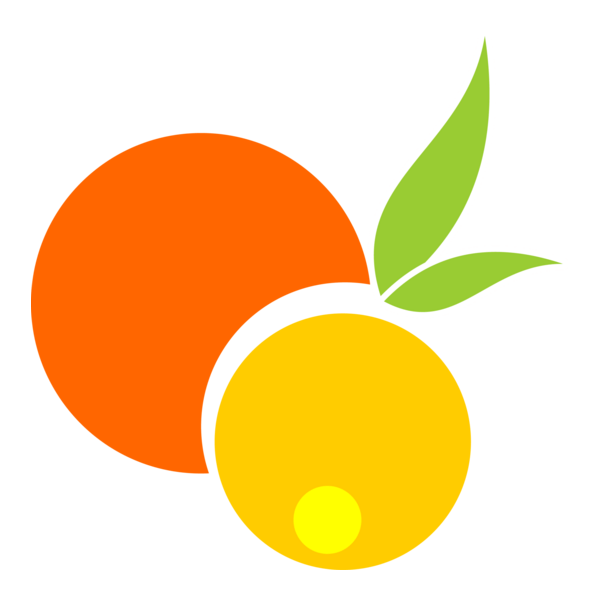 Food Orange Logo PNG Vector