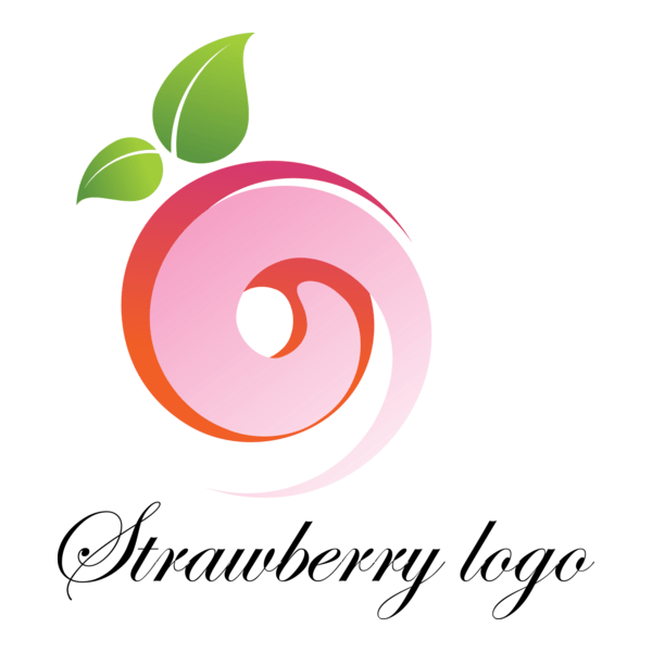 Food Strawberry Fruits Logo PNG Vector