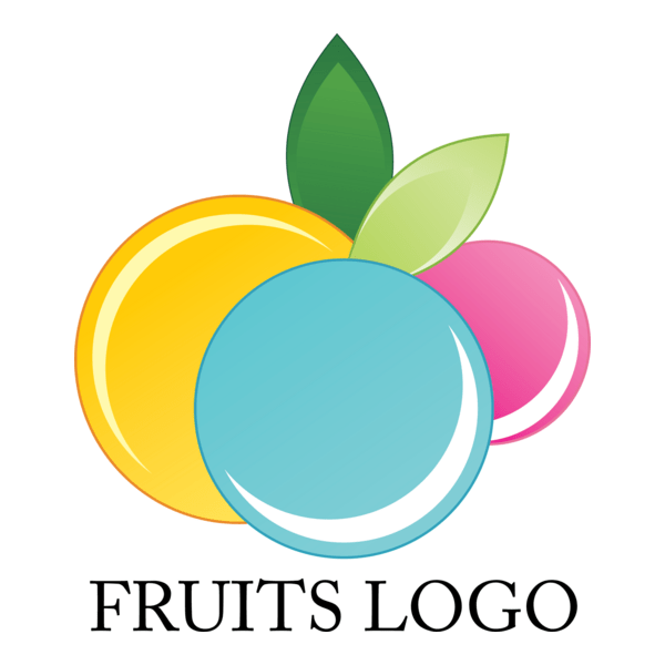 Fruits Design Logo PNG Vector