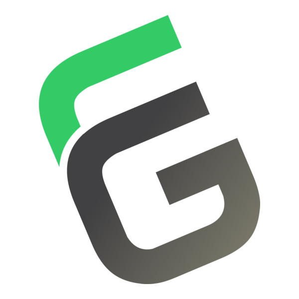 G E Letter Logo PNG Vector