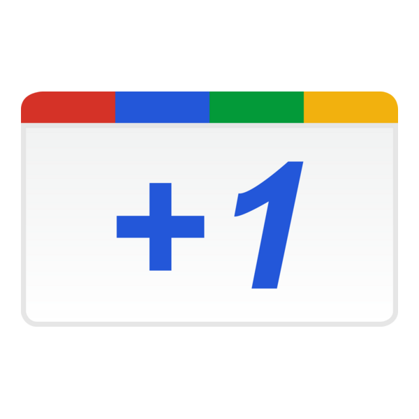 Google +1 Logo PNG Vector