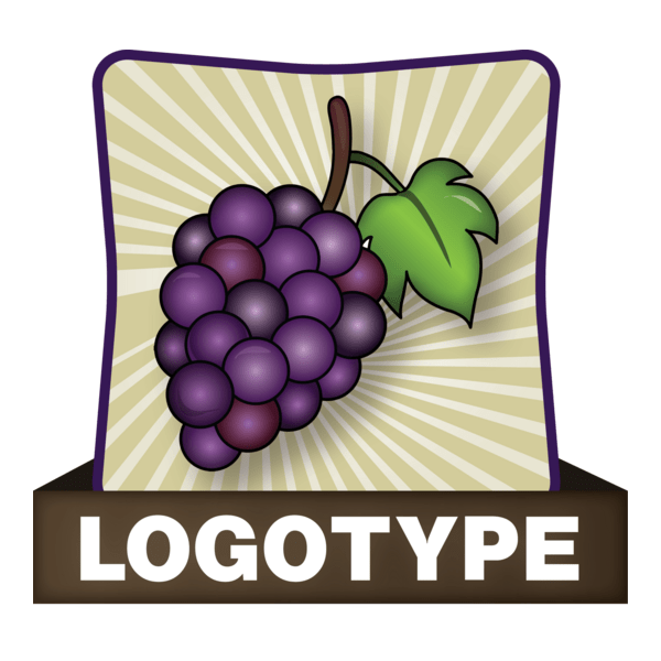 Grapes Logo PNG Vector