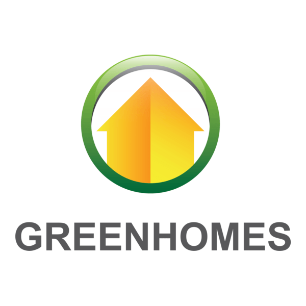 Green Homes Logo PNG Vector