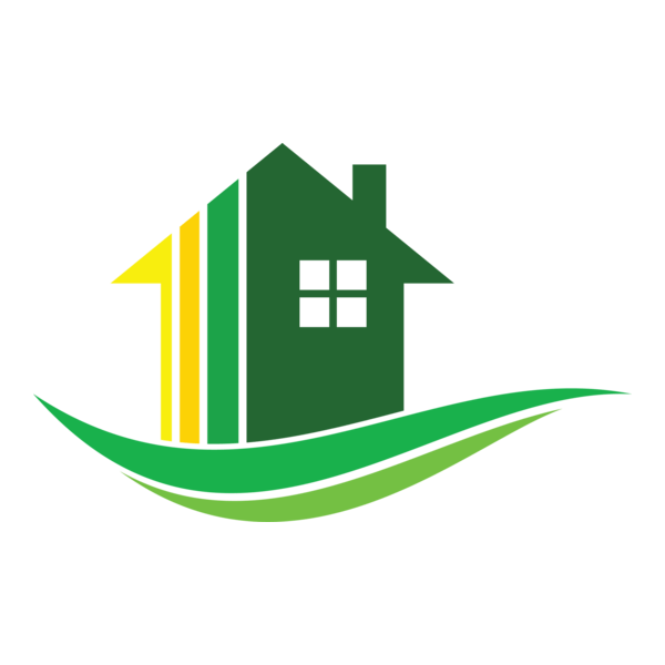 Green House Construction Building Logo PNG Vector