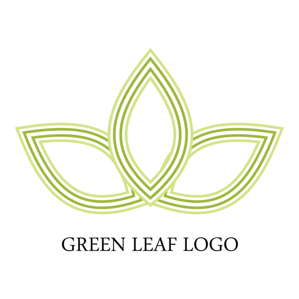 Green Leaf Logo PNG Vector