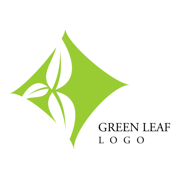 Green Leaf Nature Logo PNG Vector