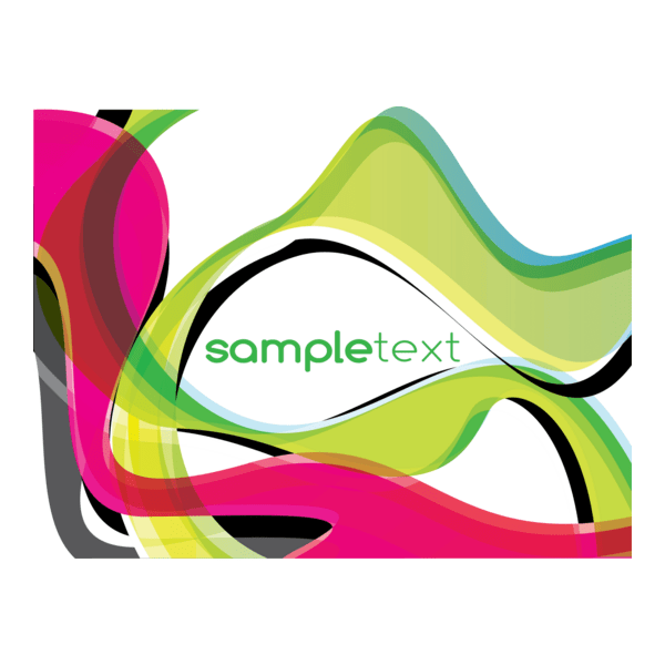 Green Swirl Background Image Logo PNG Vector
