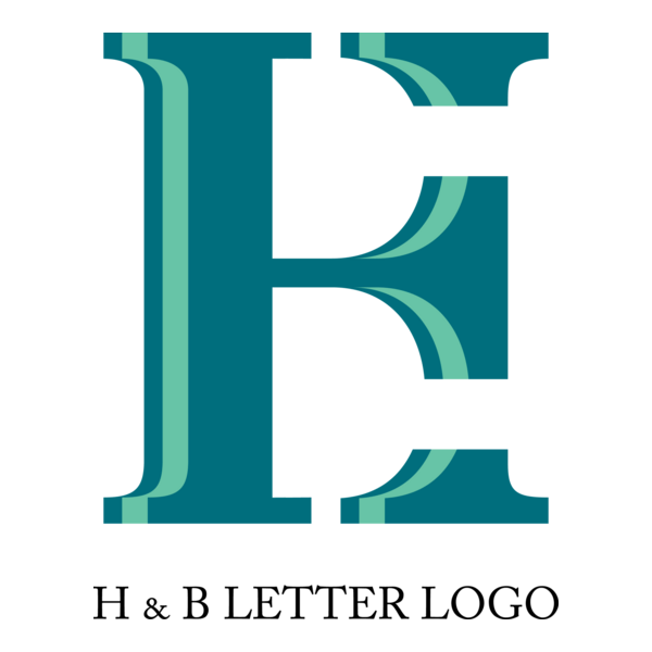 H B Letter Logo PNG Vector