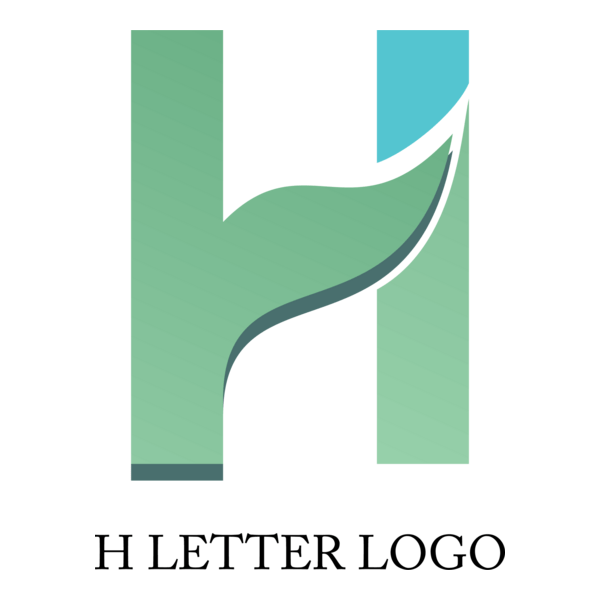H I Letter Logo PNG Vector
