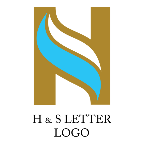H S Letter Logo PNG Vector