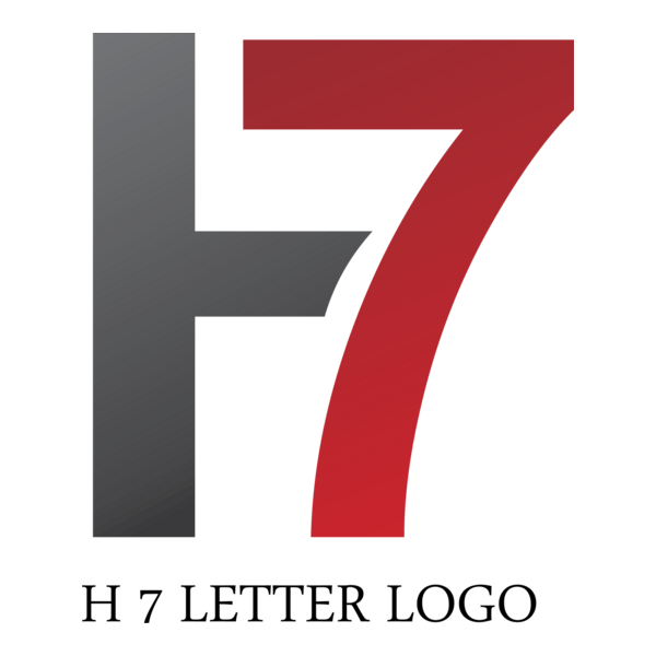 H7 Letter Logo PNG Vector