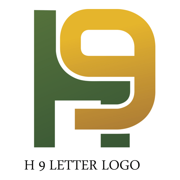 H9 Letter Logo PNG Vector